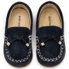 BabyWalker Βαπτιστικά παπούτσια Καστόρινο δετό loafer Μπλε PRI.2121